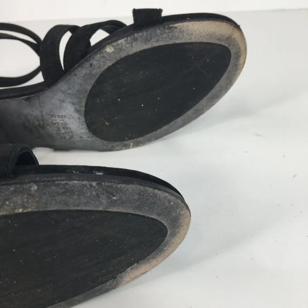 Eileen Fisher Strappy Black Sandals 8.5